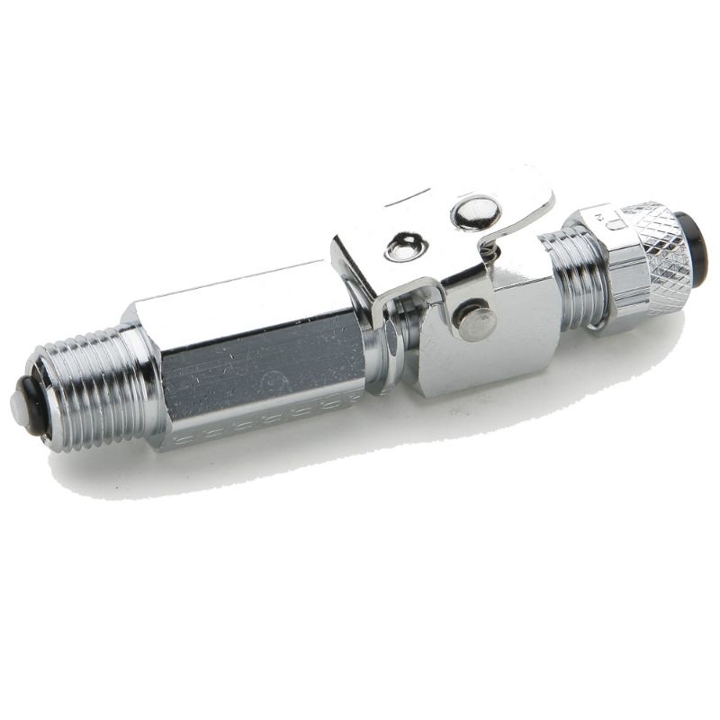 Picture of Parker 398P-4-4 - Chrome plated brass couplers for thermoplastic and soft metal tubing, Poly-tite