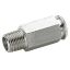Picture of Parker 391PSS-6-4 - Chrome plated brass couplers for thermoplastic and soft metal tubing, Poly-tite