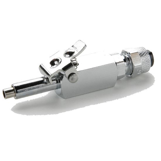 Picture of Parker 393PD-4-4 - Chrome plated brass couplers for thermoplastic and soft metal tubing, Poly-tite