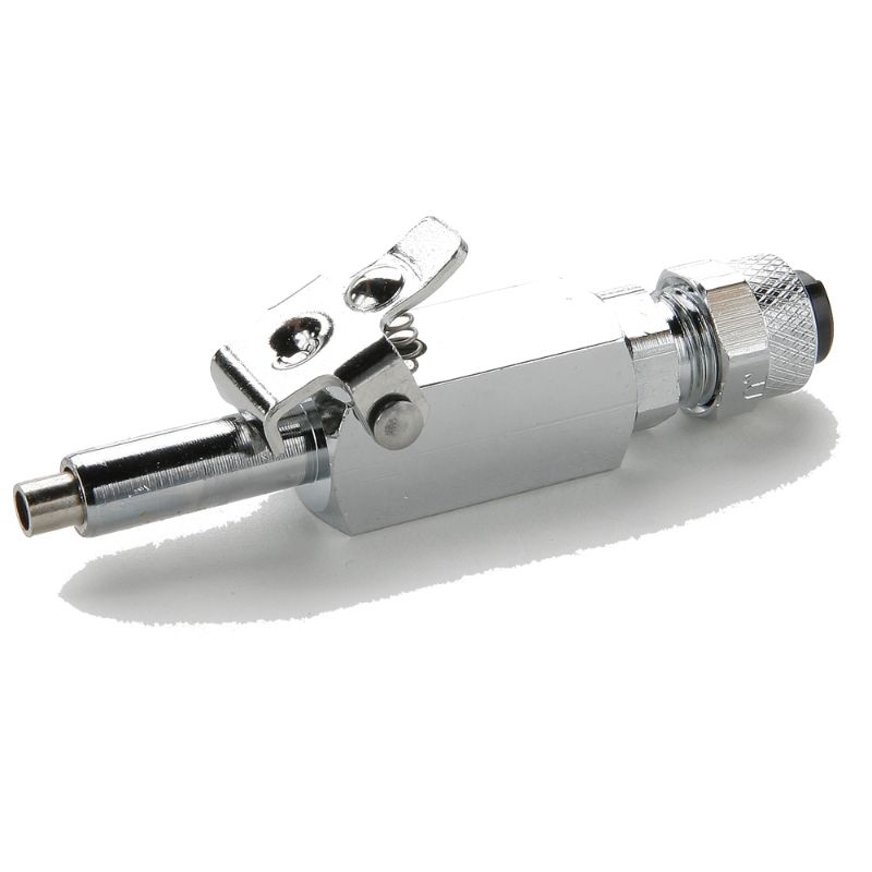Picture of Parker 393PD-4-4 - Chrome plated brass couplers for thermoplastic and soft metal tubing, Poly-tite