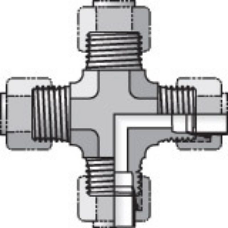 Picture of Parker 4 KBI2-B - Intrulok® Brass Flareless Bite Type Fittings