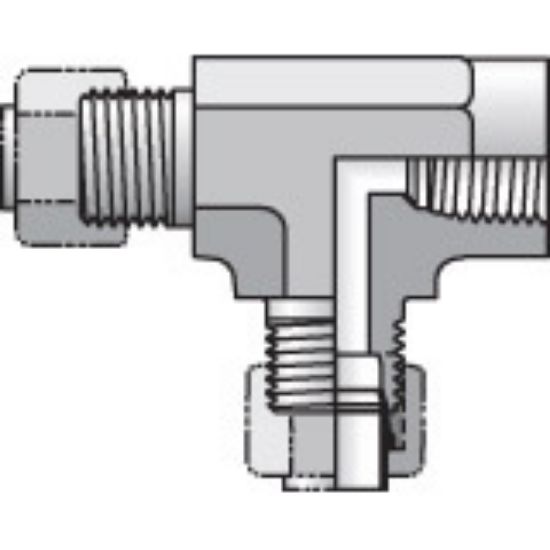 Picture of Parker 4 MBI2-B - Intrulok® Brass Flareless Bite Type Fittings