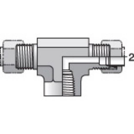 Picture of Parker 4 OBI2-B - Intrulok® Brass Flareless Bite Type Fittings