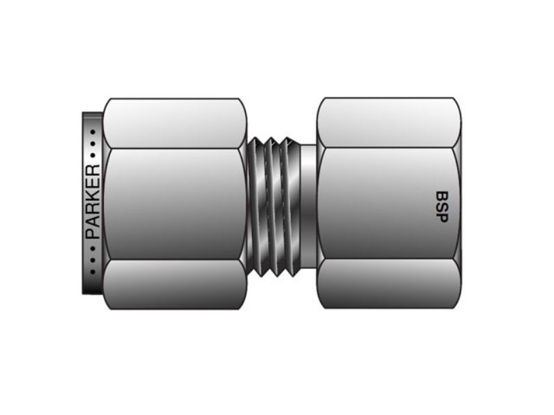 Picture of Parker 6-8K GBZ-B - CPI Inch Tube BSPT Female Connector - GBZ