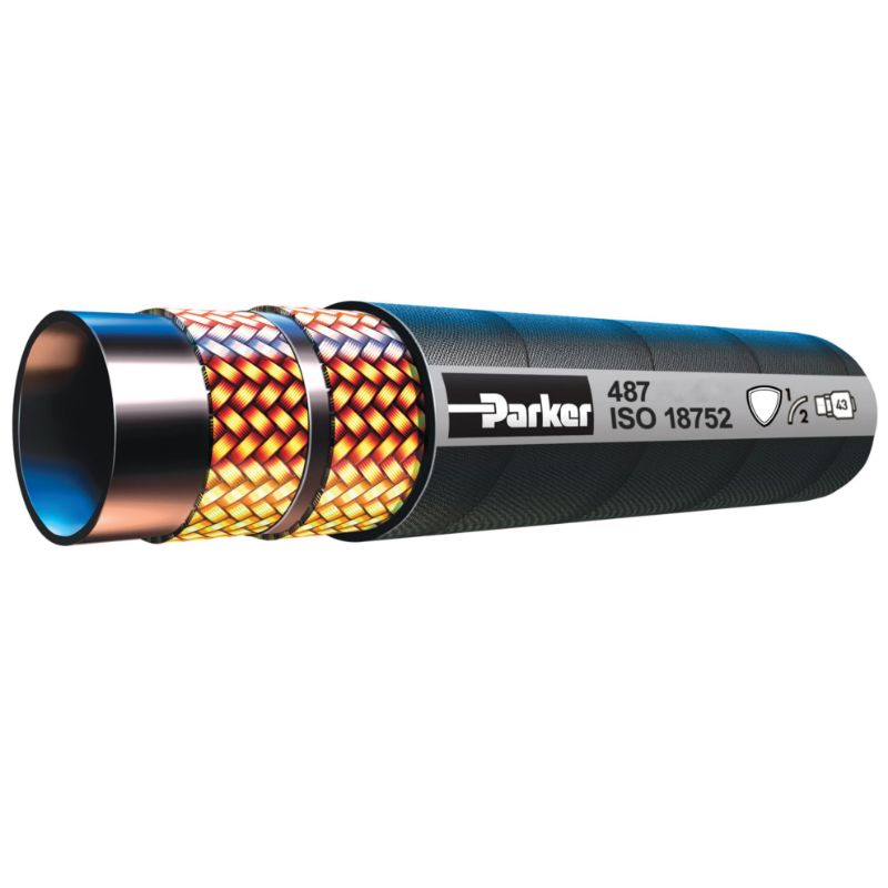 Picture of Parker 487-24 - Hydraulic Constant Working Pressure Hose 4000 PSI - GlobalCore 487 Hose