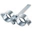 Picture of Parker 5006-4 - Pioneer Breakaway Clamps for 1/2" Body Size Agricultural Quick Couplings with Push - Pull / Double Acting Sleeves