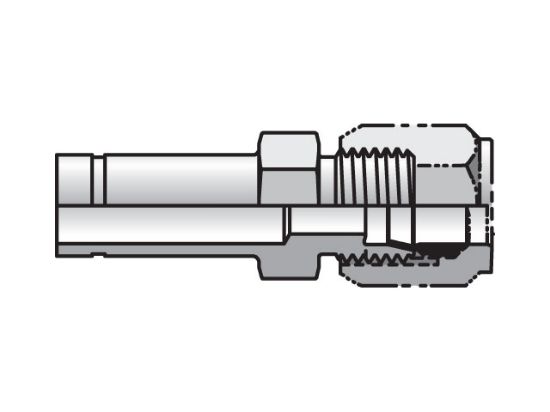 Picture of Parker 10-8 TRU-S - Ferulok Straight TRBU
