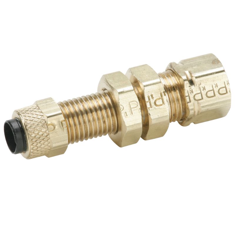 Picture of Parker 62PCABH-4 - Brass Compression Fittings for Thermoplastic and Soft Metal Tubing - Poly-Tite.