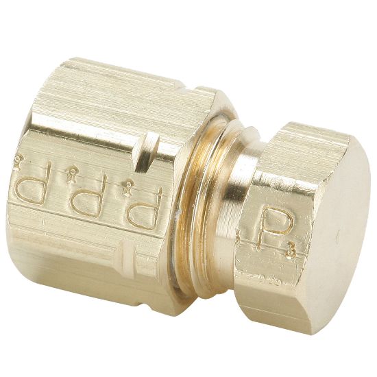 Picture of Parker 639CA-4 - Brass Compression Fittings, Compress-Align