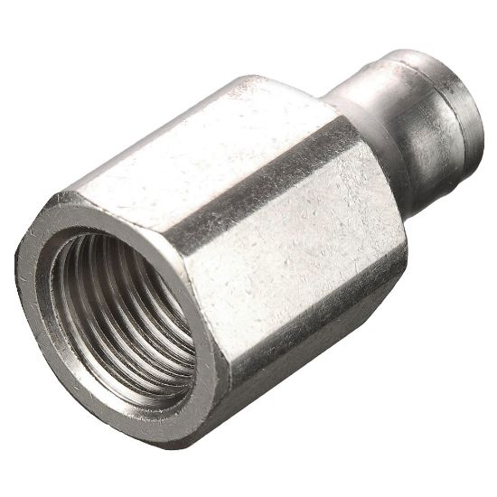 Picture of Parker 66PLM-4M-2G - Electroless Nickel Plated Brass Push-to-Connect Fittings - Prestolok PLM