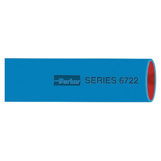 Picture of Parker 6722-0375050 - Silicone Standard Wall High Temperature Heater Hose, Series 6722