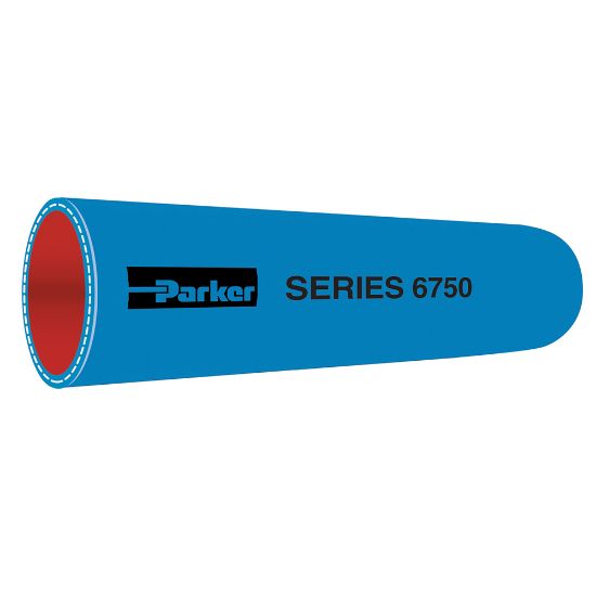 Picture of Parker 6750-0625003 - Silicone Standard Wall High Temperature Coolant Hose, Series 6750