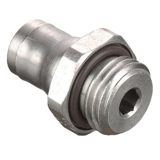 Picture of Parker 68PLM-4M-2G - Electroless Nickel Plated Brass Push-to-Connect Fittings - Prestolok PLM