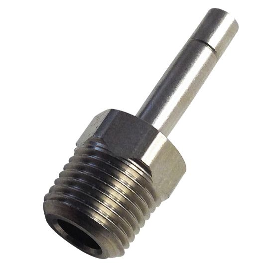Picture of Parker 68PLMSP-6M-2R - Electroless Nickel Plated Brass Push-to-Connect Fittings - Prestolok PLM