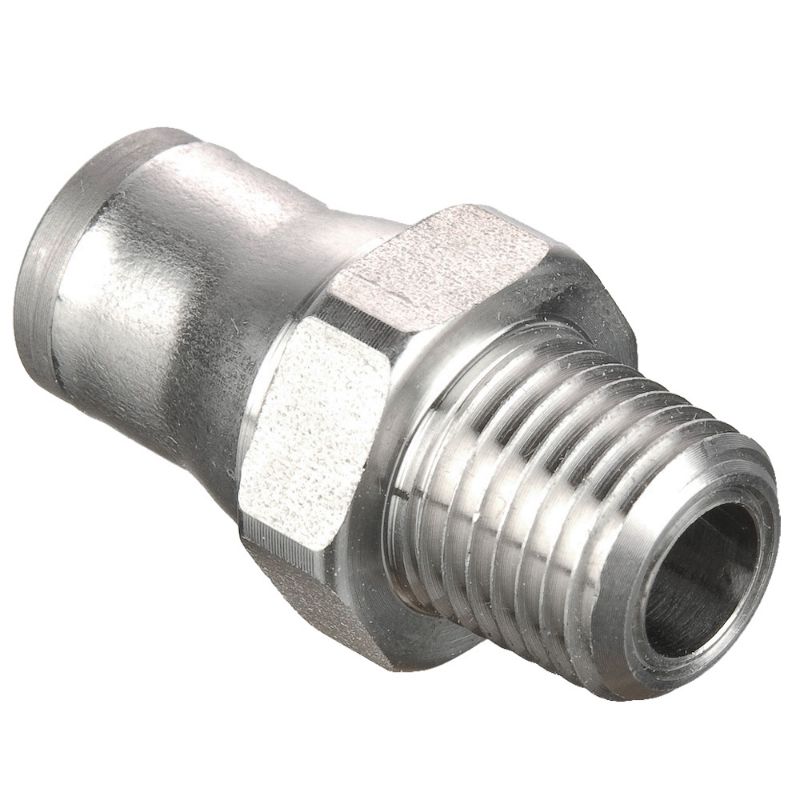 Picture of Parker 68PLS-10M-4 - Push-to-Connect Pneumatic Stainless Steel Fittings - Prestolok PLS