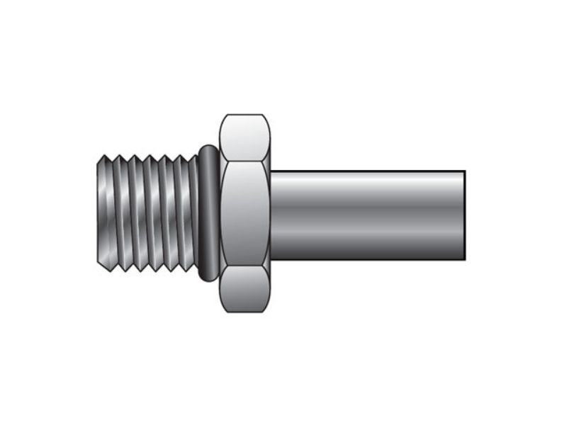 Picture of Parker 24TUHOA24-S - A-LOK Inch Tube Tube End to SAE Straight Thread Adapter - TUHOA