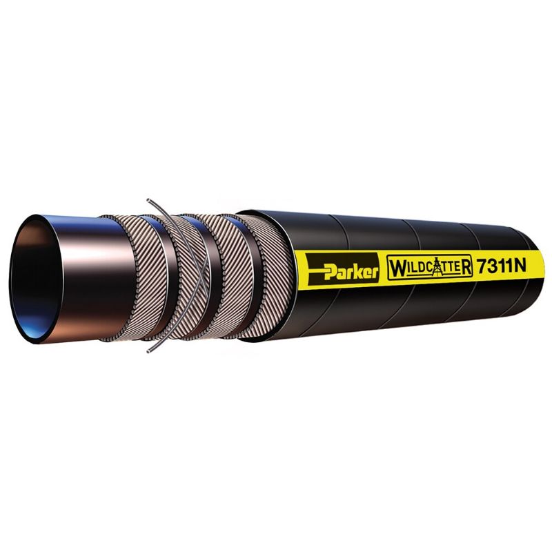 Picture of Parker 7311N-1500 - WILDCATTER® Oilfield Multipurpose Fracking Hose, Series 7311N/7311NXT