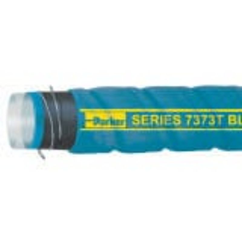 Picture of Parker 7373T-1000 - BLUE THUNDER® Large Diameter UHMWPE Corrugated Chemical Suction Hose, Series 7373T