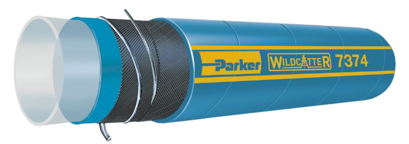 Picture of Parker 7374-1250 - WILDCATTER® Oilfield High Pressure Chemical Hose, Series 7374