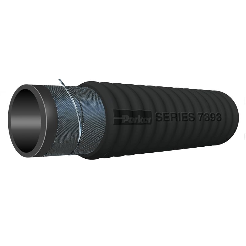 Picture of Parker 7393-3002 - Large Diameter Corrugated Material Handling/Rock Dust Hose, Series 7393
