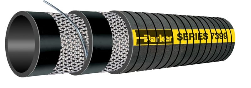 Picture of Parker 7399-1000025 - E-Z Form HT Flexible Resistant Suction Hose, High Temperature, Series 7399