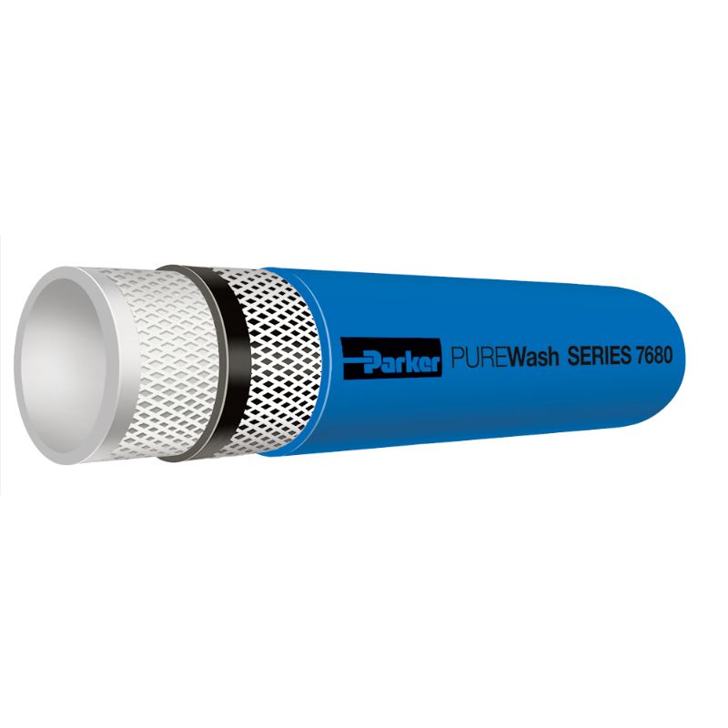 Picture of Parker 7680-12-BLU-BX - PUREWash Hose Series 7680