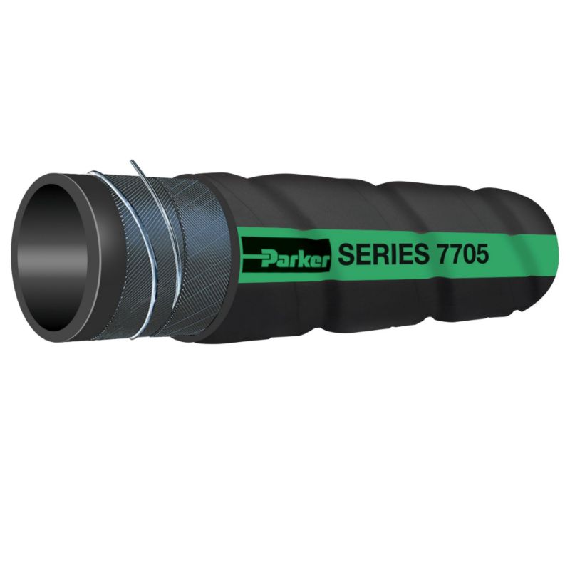 Picture of Parker 7705-1500 - GREEN LABEL™ Corrugated Petroleum Transport Suction Hose, Series 7705