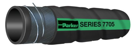 Picture of Parker 7705-2000 - GREEN LABEL™ Corrugated Petroleum Transport Suction Hose, Series 7705