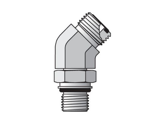 Picture of Parker 6M16V87OMLOS V0894 - Seal-Lok ORFS 45° Elbow V87OMLO
