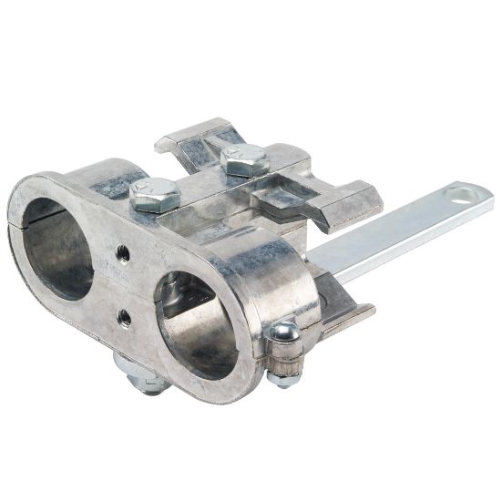 Picture of Parker 9006-4 - Pioneer Breakaway Clamps for 1/2" Body Size Agricultural Quick Couplings with Push - Pull / Double Acting Sleeves
