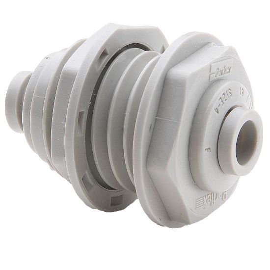 Picture of Parker A4BU4-MG - Push-to-Connect all plastic FDA compliant fitting, Parker TrueSeal