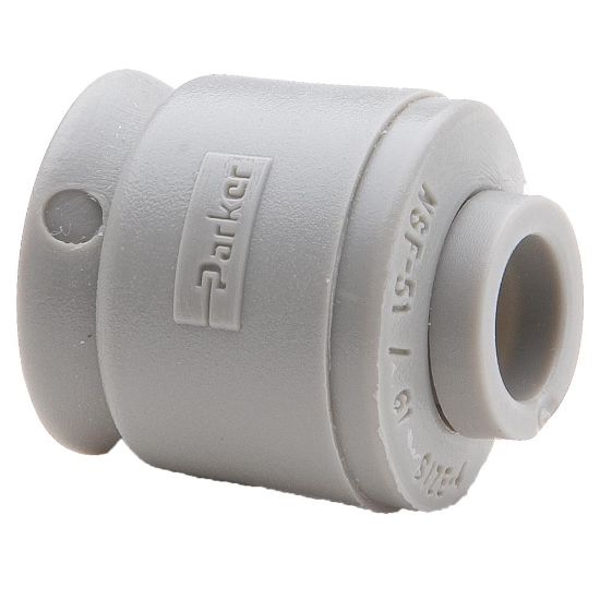 Picture of Parker A4CAP-MG - Push-to-Connect all plastic FDA compliant fitting, Parker TrueSeal