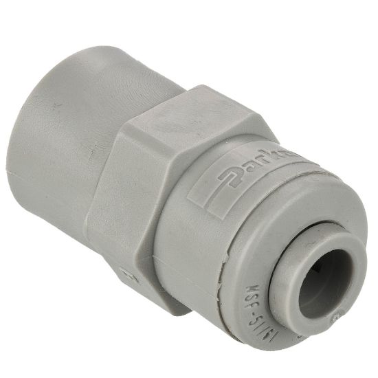 Picture of Parker A4FF4-MG - Push-to-Connect all plastic FDA compliant fitting, Parker TrueSeal