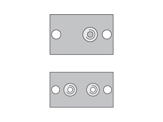 Picture of Parker APLA0X - Metric Standard Series APLA Weld Plate – Long