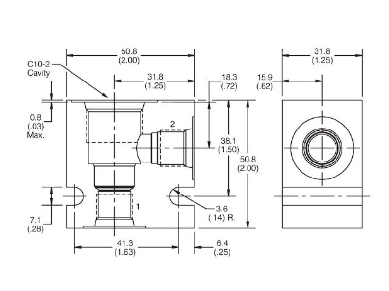 Picture of Parker B10-2-4P - B10 Valve Body