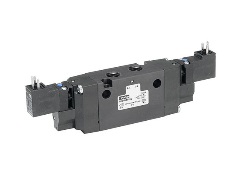 Picture of Parker B622BB549A - B Series Double Solenoid 4-way 2-position Valve