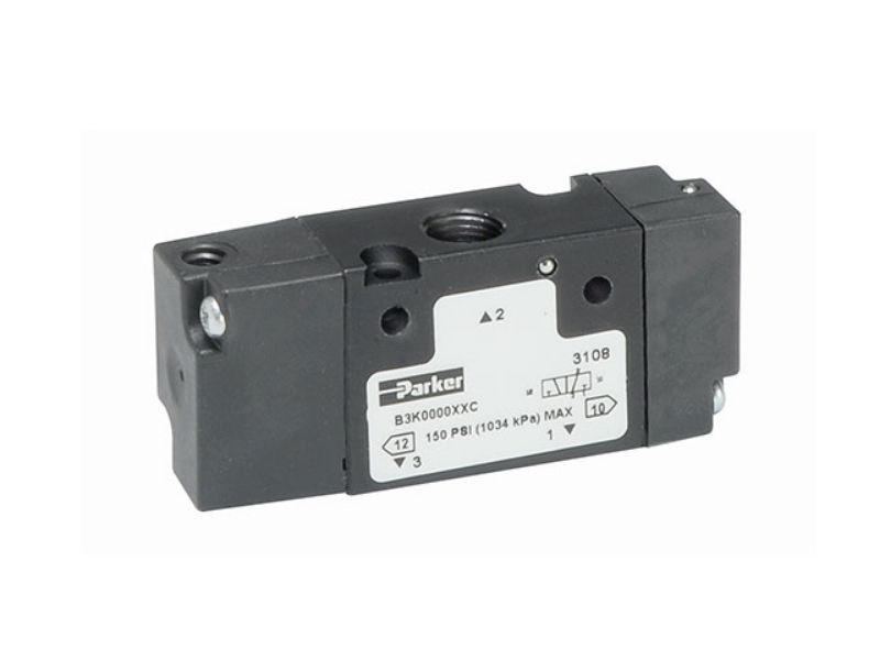 Picture of Parker B531000XXC - B Series Single Air Piloted 4-way 2-position Valve