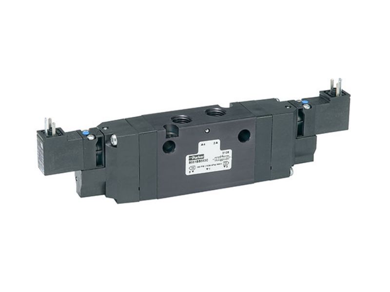 Picture of Parker B350BB549C - B Series Double Solenoid 4-way 3-position Valve