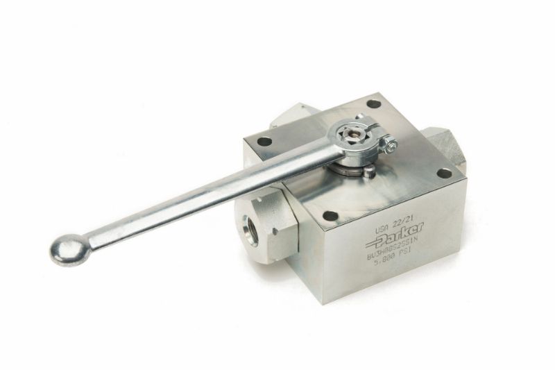 Picture of Parker BV3H08B1SS1VA - 2-way, 3-way, 4-way High Pressure Ball Valves – BV Series
