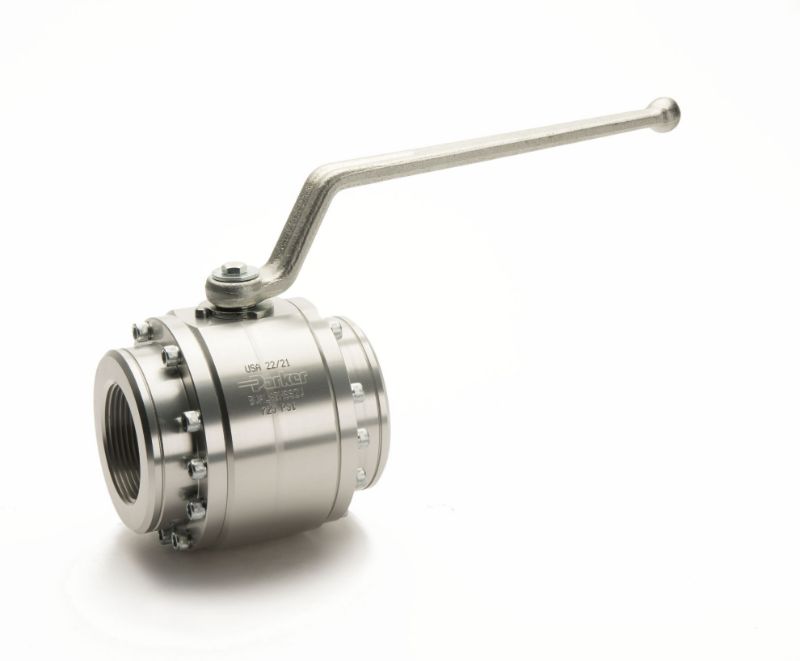 Picture of Parker BVAL12NSS2N - 2-way, 3-way, 4-way High Pressure Ball Valves – BV Series