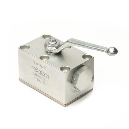Picture of Parker BVMM321SS1V - 2-way, 3-way, 4-way High Pressure Ball Valves – BV Series