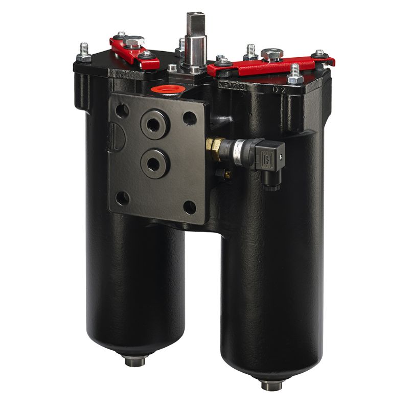 Picture of Parker DF25110QEVT1GG121 - Duplex Filter - DF25 Series