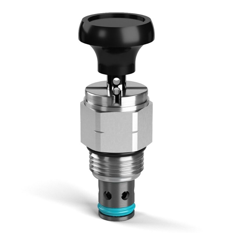 Picture of Parker DL081K - 2 Position, 2 Way Normally Closed Poppet Type Manual Valve