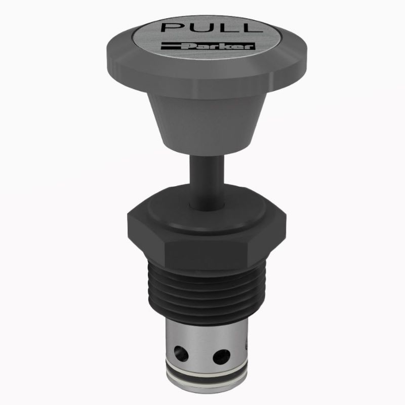 Picture of Parker DL101K - 2 Position, 2 Way Normally Closed Poppet Type Manual Valve