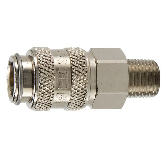 Picture of Parker DM-121-4MP - Miniature Size, Double Shut-off, Push to Connect Quick Couplings - DM Series