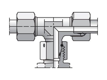 Picture for category EO/EO-2 Tee, Swivel Nut Branch - ET