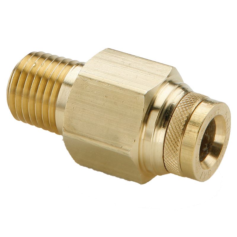 Picture of Parker F2PMTB8-1/8 - Brass Prestomatic Push to Connect DOT Fittings