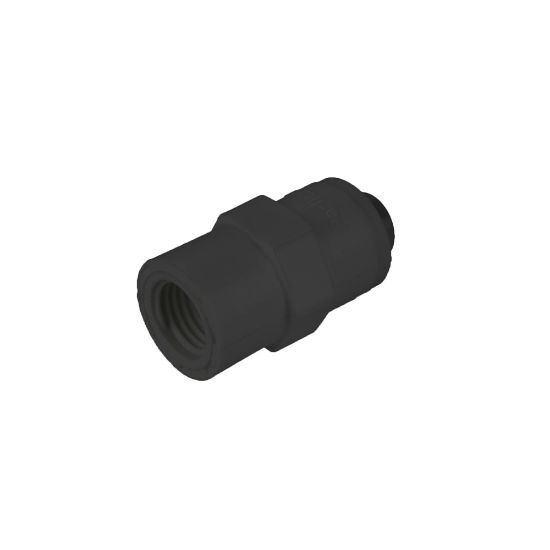 Picture of Parker FB6FF4-HBLK - Push-to-Connect all plastic FDA compliant fitting, Parker TrueSeal