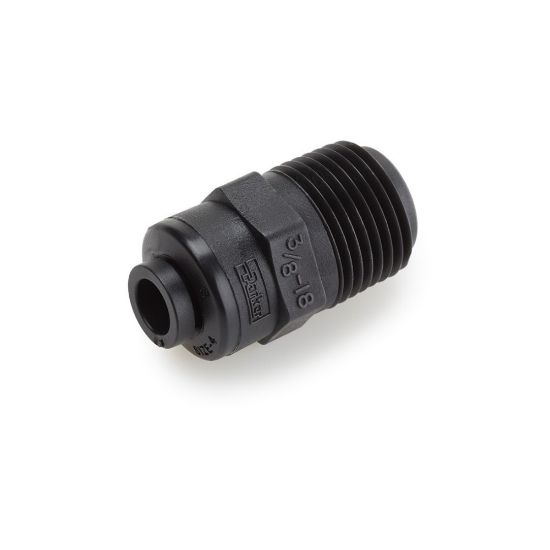 Picture of Parker FB6MC2-HBLK - Push-to-Connect all plastic FDA compliant fitting, Parker TrueSeal