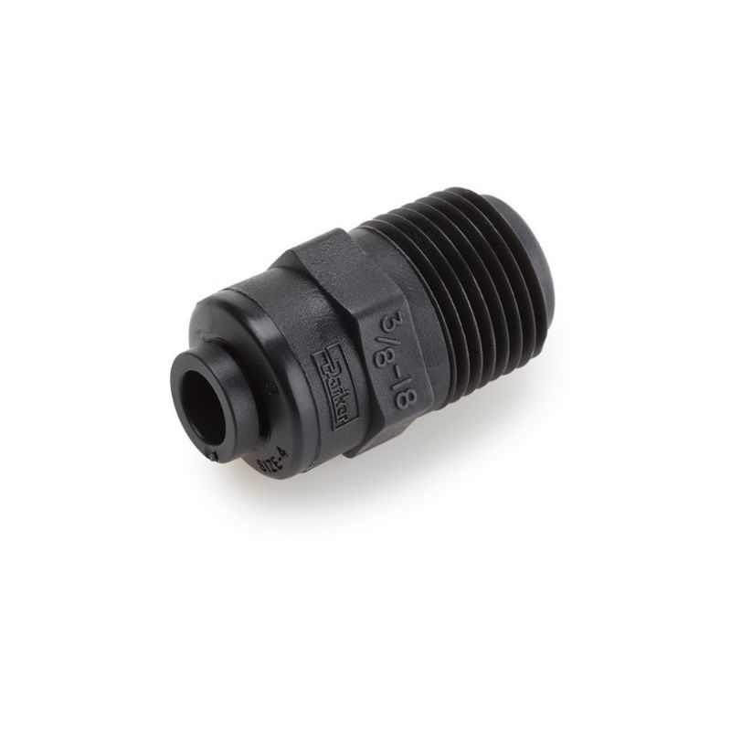 Picture of Parker FB6MC6-HBLK - Push-to-Connect all plastic FDA compliant fitting, Parker TrueSeal